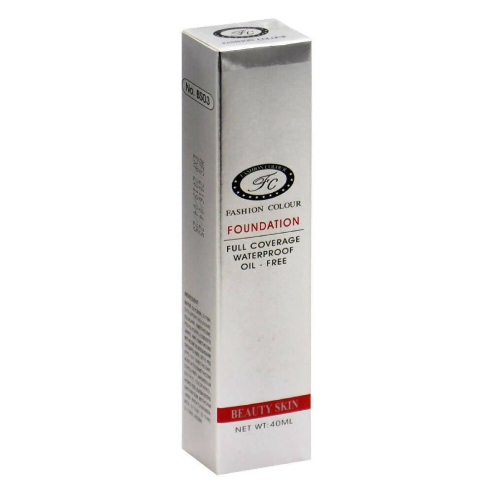 Fashion Colour Oil Free Full Coverage Waterproof Foundation-Shade 01