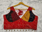 DEIANA'S Gamthi Patch With Handmade Kodi Lace Lehenga Choli - Black - Distacart
