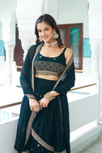 DEIANA'S Heavy Embroidery With Multi Work Lehenga Choli - Rama - Distacart