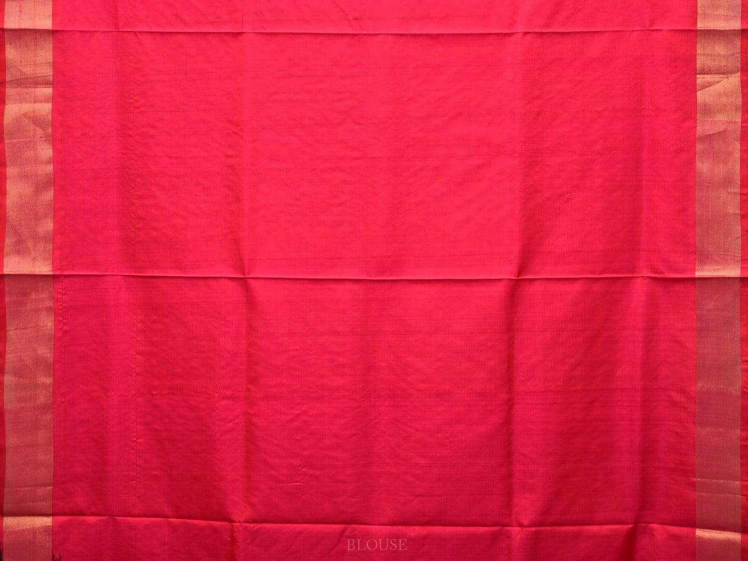 Pink Uppada Silk Handloom Saree with All Over Grill Design - Global Threads