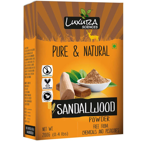 Luxura Sciences Pure Sandalwood Powder for Skin, and Hair
