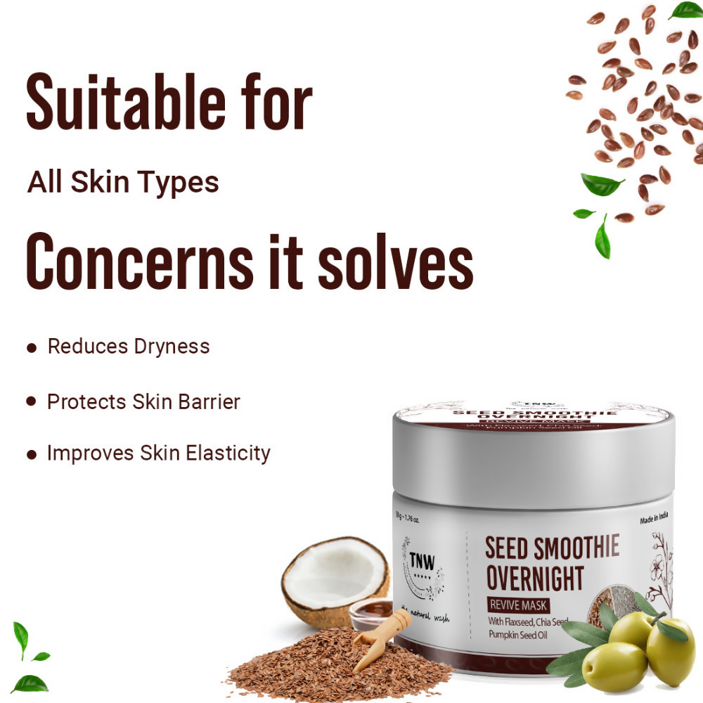 The Natural Wash Seed Smoothie Night Mask