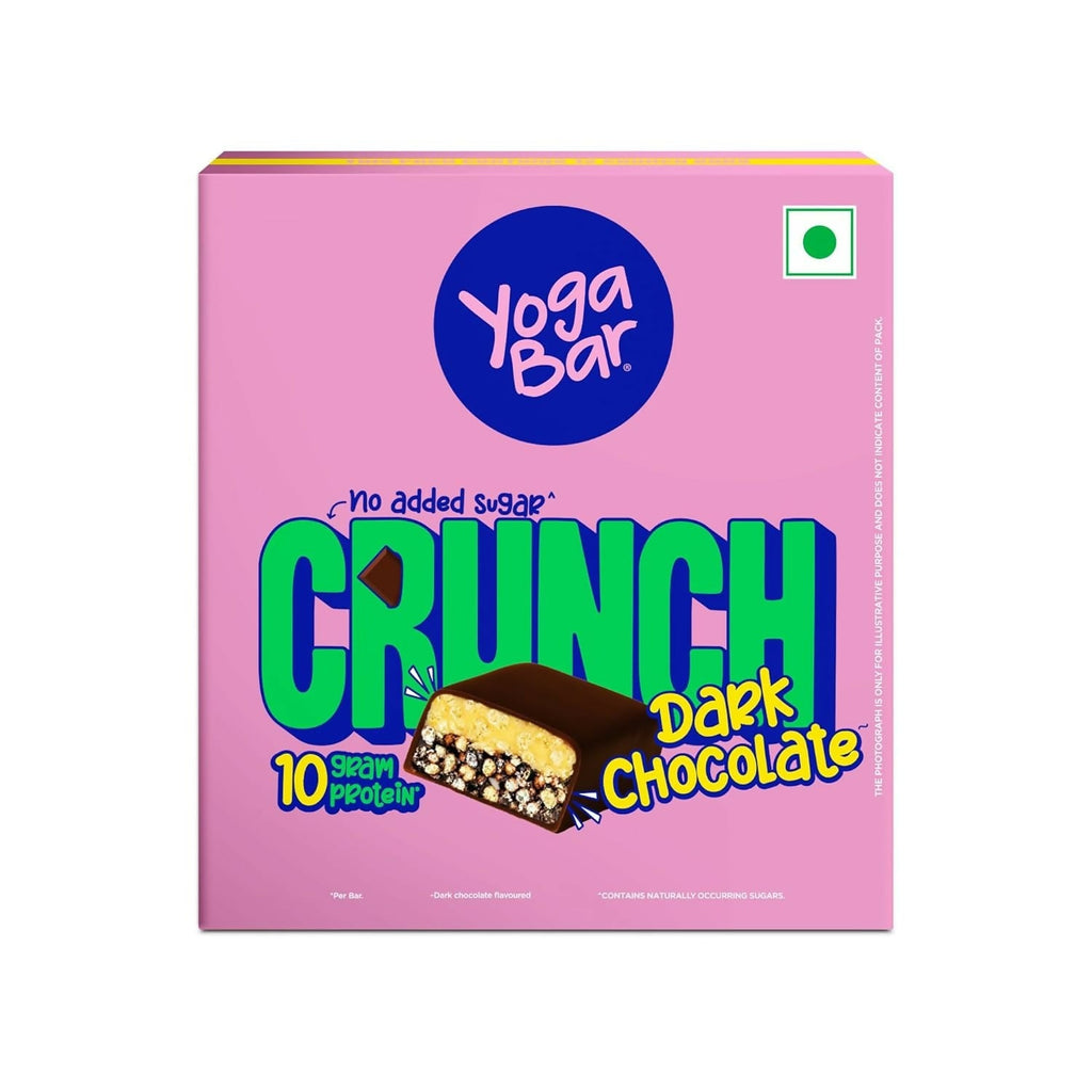 Yoga Bar Crunch Dark Chocolate Protein Bar - Distacart