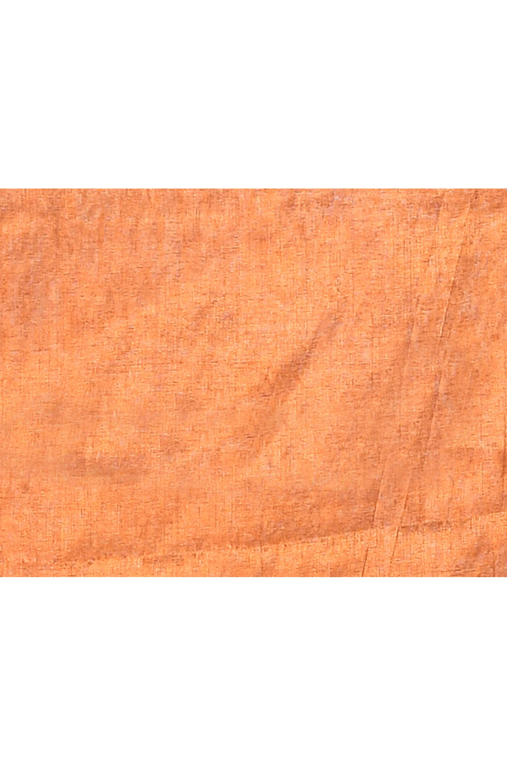 Piyari Fashion Women's Rust Dual Tone Organic Tissue Saree With Blouse Piece - Distacart
