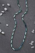NVR Men's Green Rhodium-Plated Stainless Steel Chain