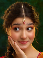 Ruby Raang Sitara Sparkle Maang Tikka - Distacart