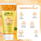 Globus Naturals De Tan Face Pack, Suitable For All Skin Types