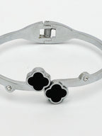 NVR Women's Set of 2 Gold & Silver Cuff Bracelet - Distacart
