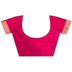 Joban Fashion Pastel Red Floral & Bird Motifs Soft Silk Paithani Saree - Distacart