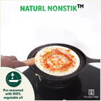 The Indus Valley CASTrong Cast Iron Cookware Set: Tawa+ Kadai+ Frypan, Kitchen Set for Home, Pre-seasoned, 100% Pure, Induction, Tadka Pan