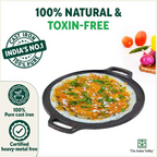 The Indus Valley CASTrong Cast Iron Cookware Set: Tawa+ Kadai, Kitchen Set for Home, Pre-seasoned, 100% Pure, Toxin-free, Induction, Tadka Pan