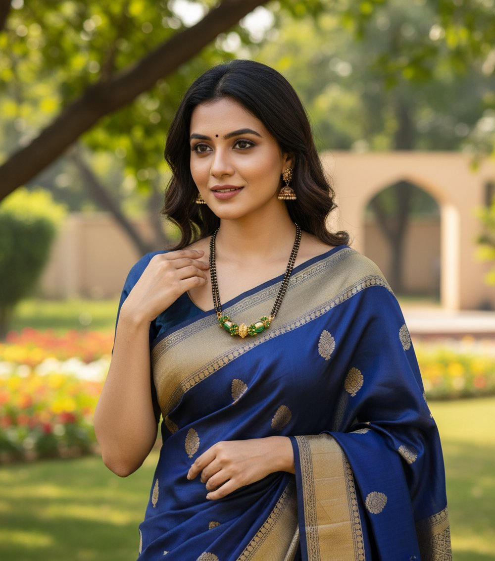 Cute Traditional Designer Beaded Mangalsutra - Distacart