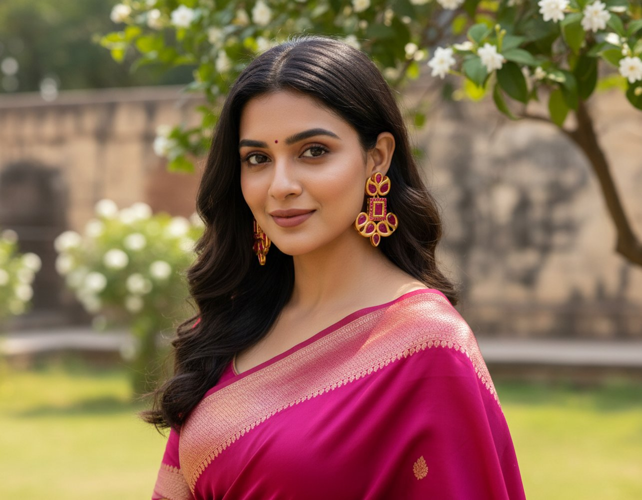 Pink Designer Earrings - Distacart
