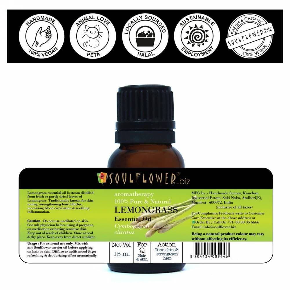 Soulflower Lemongrass Essential Oil