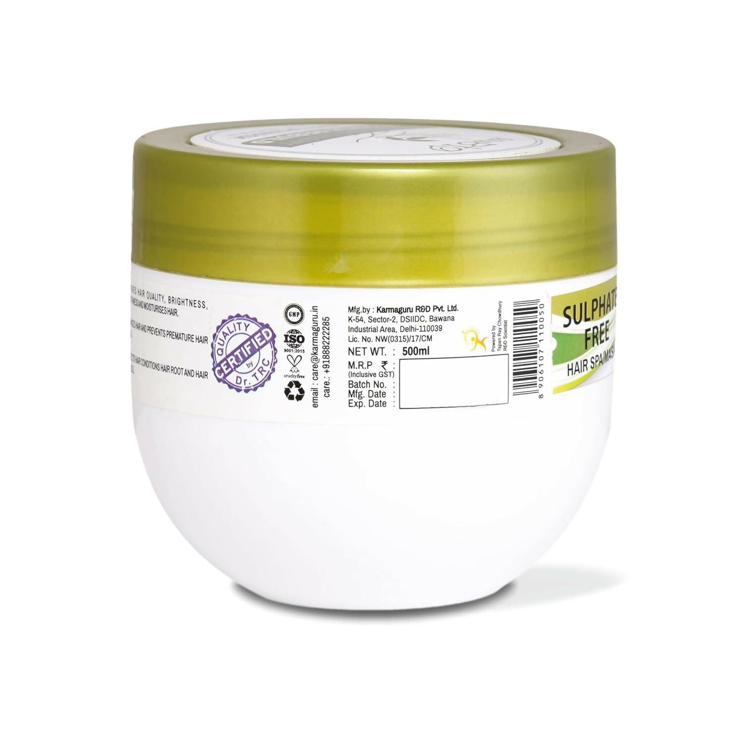Purobio Sulphate Free Keratin Rebuild Hair Mask