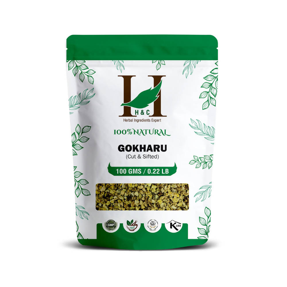 H&C Herbal Gokhru Cut & Shifted Herbal Tea Ingredient