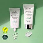 d'Alba Piedmont Italian White Truffle Waterfull Mild Sunscreen Vegan Skincare Mineral Sunscreen With Spf 50+ Pa++++