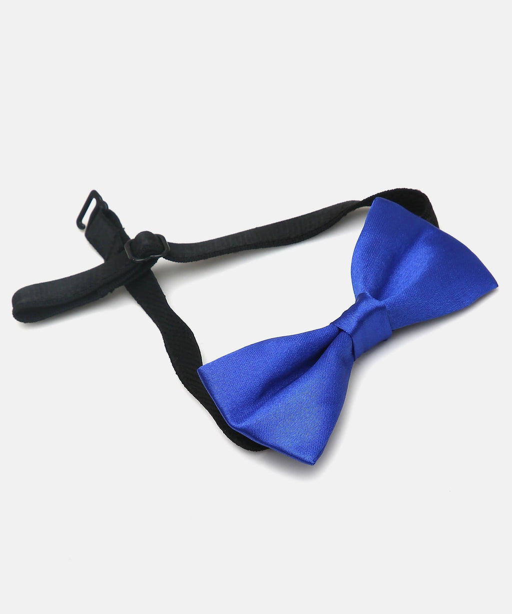 Manet Boys Solid Single Layer Bow - Bright Blue