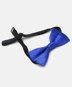 Manet Boys Solid Single Layer Bow - Bright Blue