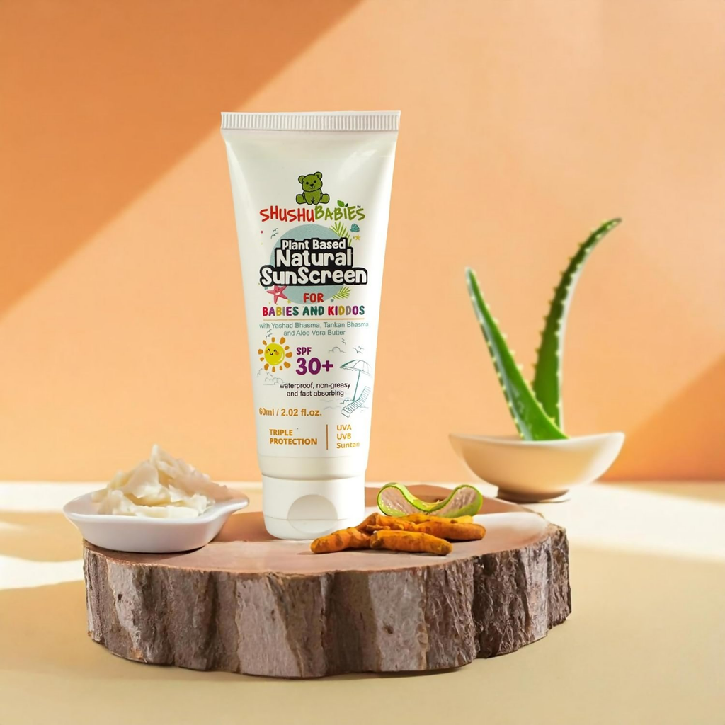 ShuShu Babies Sunscreen For Babies & Kids , SPF 30+ (under 0-12 Years) - Distacart