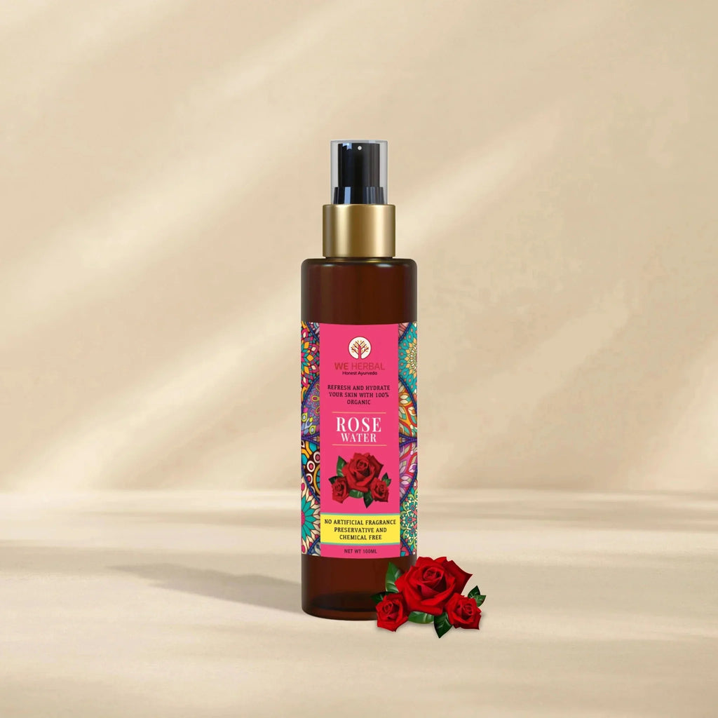 We Herbal|Honest Ayurveda Pure Rose Water: The Best Toner And Hydrating Solution For Your Skin - Distacart