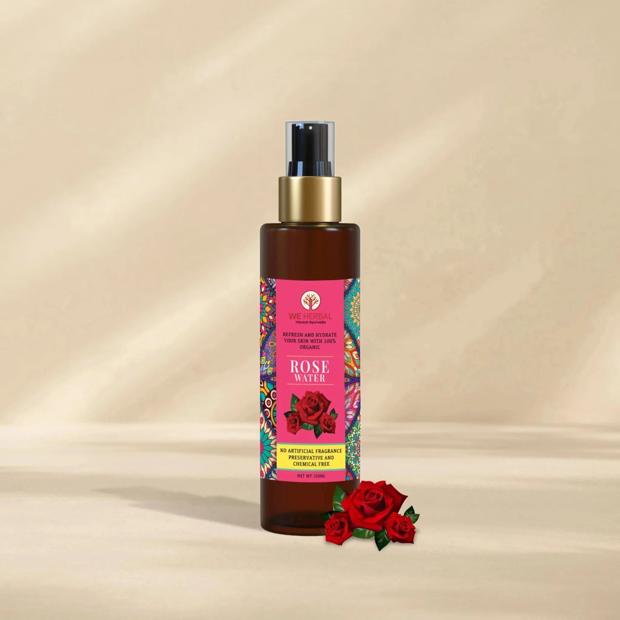We Herbal|Honest Ayurveda Pure Rose Water: The Best Toner And Hydrating Solution For Your Skin - Distacart