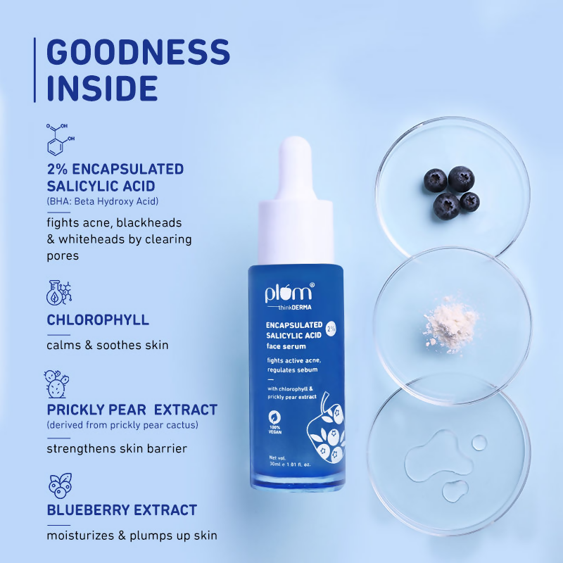Plum 2% Encapsulated Salicylic Acid Face Serum - Distacart