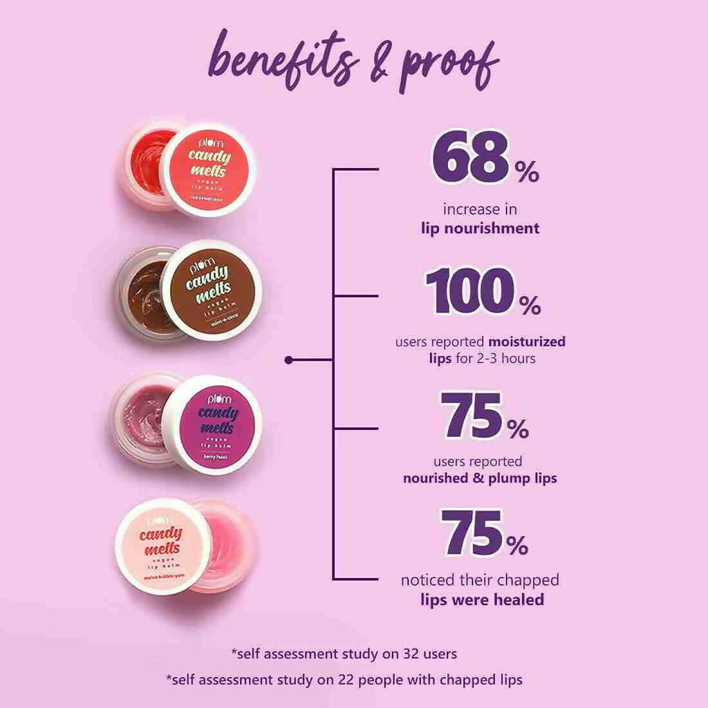 Plum Candy Melts Vegan Lip Balm - Mint-o-Coco - Distacart