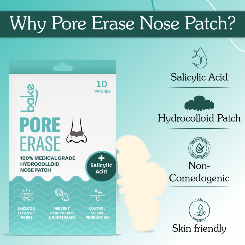 Bake 2% Salicylic Acid Pore Erase Nose Strips