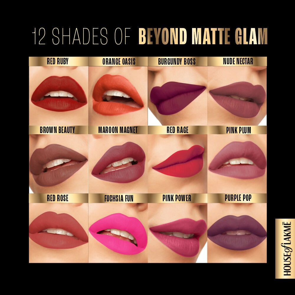 Lakme Absolute Beyond Matte Lipstick - 102 Red Ruby
