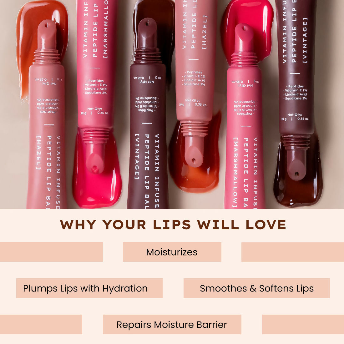 Hyphen By Kriti Sanon The JuicyLipsOrNothing Gift Kit For 24 Hrs Moisturization & Hydration 3 Tints in 1
