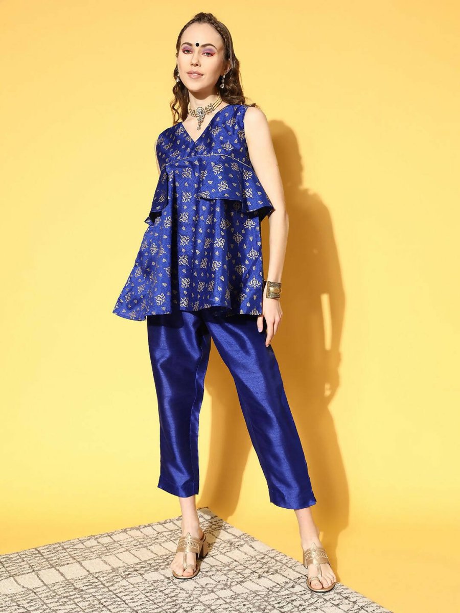 Ahalyaa Poly Silk Swirling Volume Kurta Set - Distacart