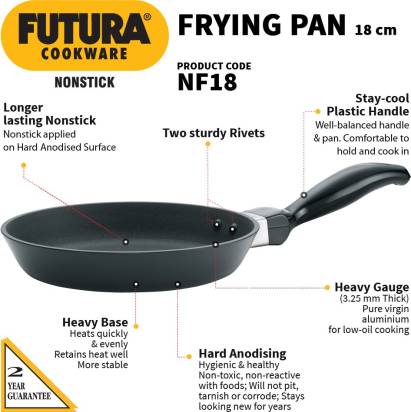 Hawkins Non-stick Frying Pan 18 cm Diameter 1 L (NF18)