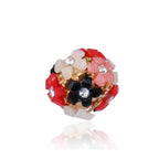 Trendoo Jewelry Gold Plated Stylish Fancy Party Wear Multi Color Studs