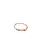NVR Women's Gold-Polished Stylish Ring With Ad Stones