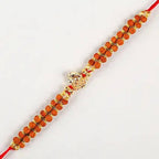 Ganesha Minimal Style Rakhi And Almonds Jar - Distacart