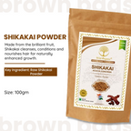 Wild Organic Shikakai Powder Natural Hair Conditioner For Smooth & Silky Hair