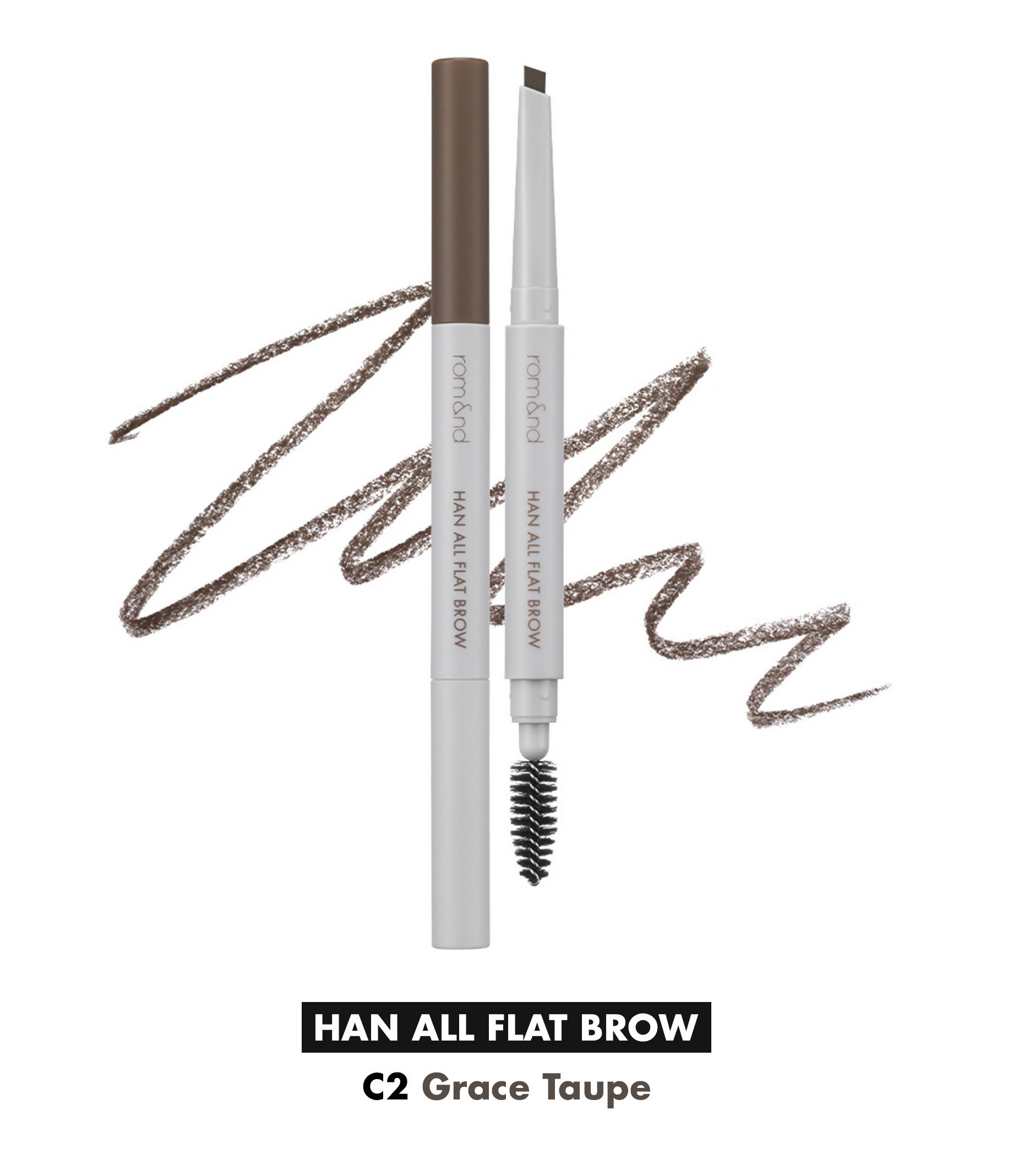 Rom&nd Han All Flat Brow - C2 Grace Taupe