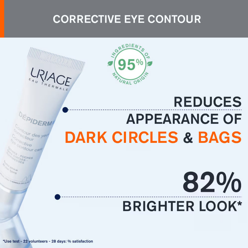 Uriage Depiderm Eye Cream with Vitamin C Destran Sulfate