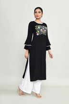 Joban Fashion Black Rayon Tunic