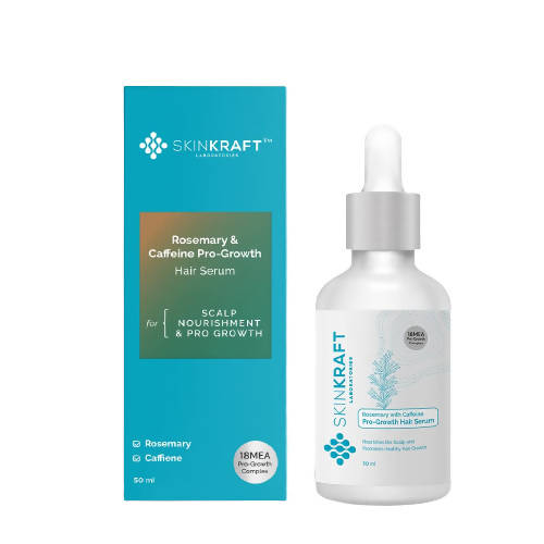 SkinKraft Rosemary & caffeine Pro Growth Hair Serum - Distacart