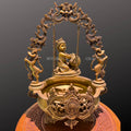 Brass Uruli with Baby Krishna