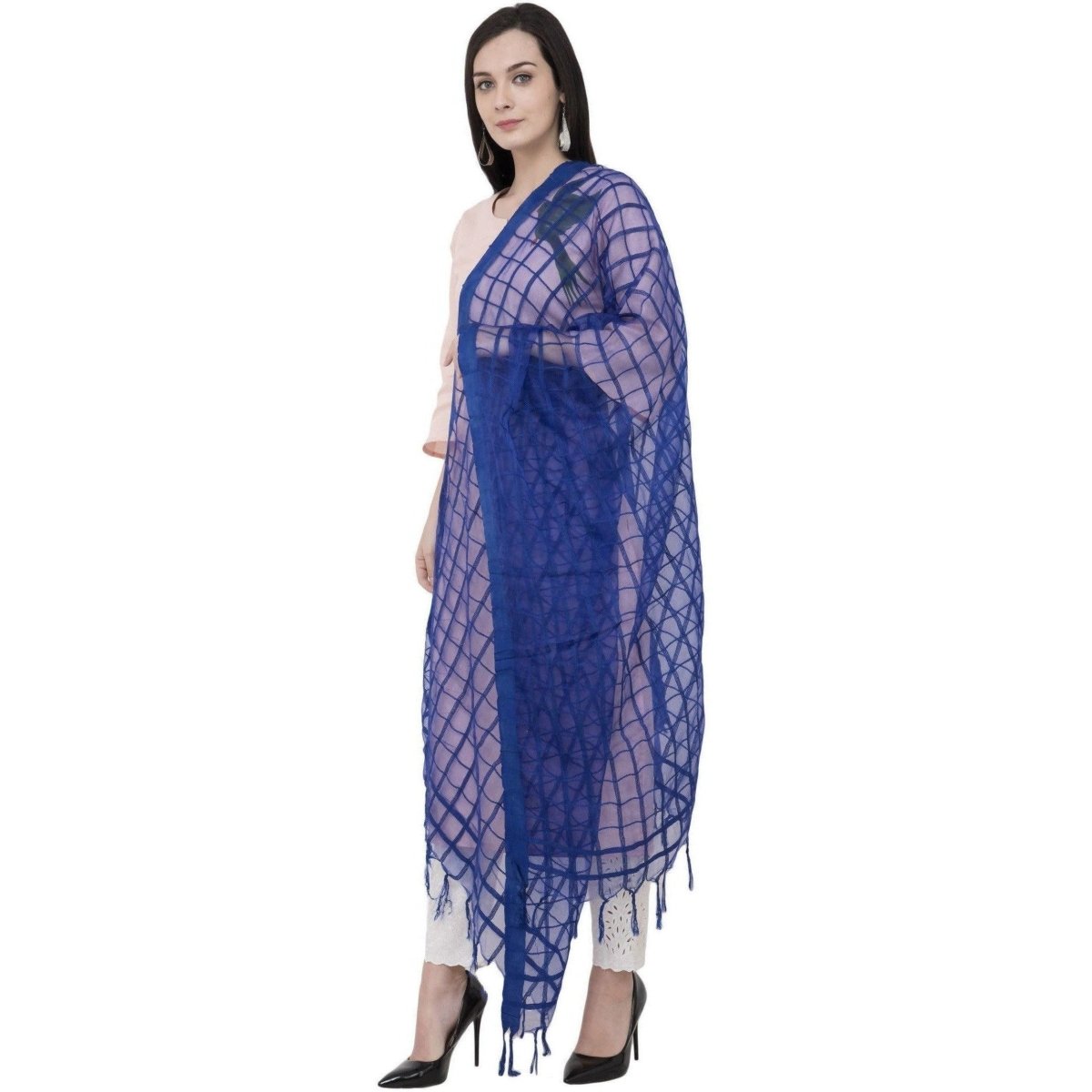 A R Silk Cotton square Regular Dupatta Color Royal Dupatta or Chunni