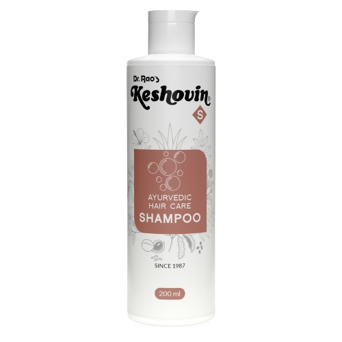 Dr. Rao's Keshovin Herbal Ayurvedic Hair Shampoo For Healthy Scalp And Hair Growth