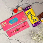 Ganesha Rakhi & Cadbury Silk In Bhai Ho To Aisa Sleeve