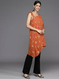 Ahalyaa Women's Traditional wear Tunic - Orange