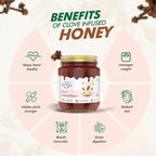 Farm Naturelle Clove Infused Honey - 100% Pure and Natural