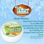 Vitro Naturals Aloe Foot & Toe Care Cream With Turmeric