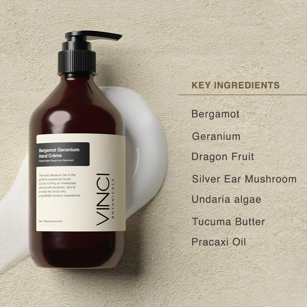 Vinci Botanicals Bergamot Geranium Hand Creme - Distacart
