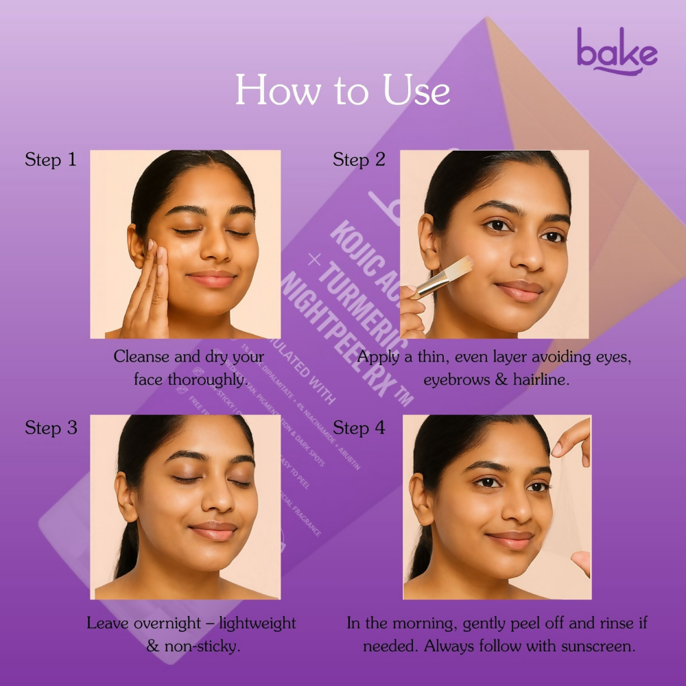 Bake Kojic Acid + Turmeric NightPeel Rx Mask